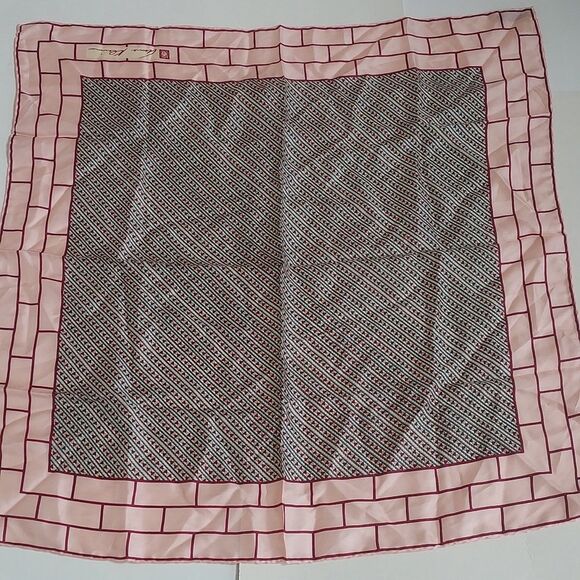 3 Colorful 100% Silk Scarves Perry Ellis Anne Klein Sailor Scarf Floral Graphic - Picture 6 of 11